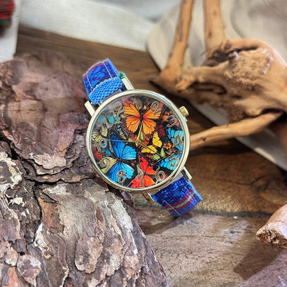 Bohemian Patterned Fashions Ladies Watch 1960's Style Women's Timepiece