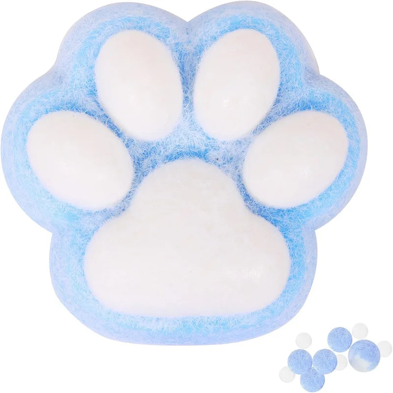 Giant Cat Paw Squishies Ultra Soft Taba in 4 colors, Large 5 in by 5 in and 1 inch tall