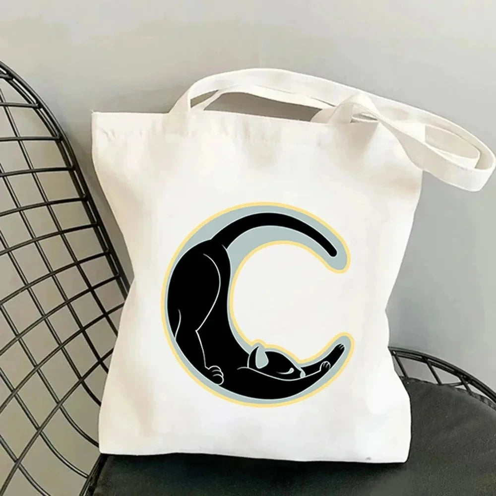 Life Is Better with Cats Canvas Tote Bag, Handbag. USE THIS AS THE GIFT OR TO HOLD THE GIFT---WHY USE PAPER?