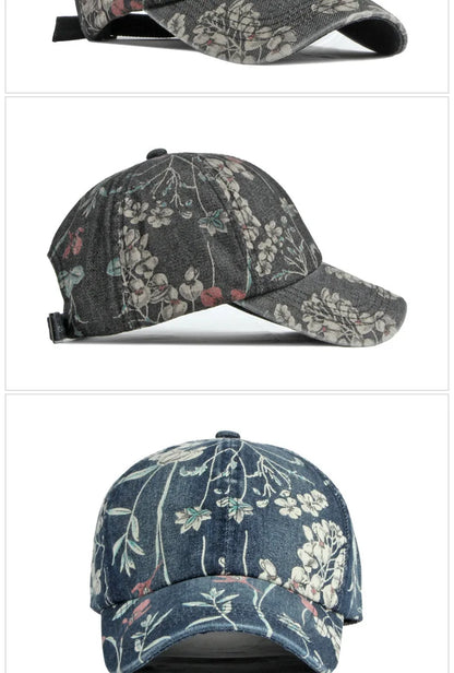 35 Designs of Boho Washed Denim Baseball Caps
