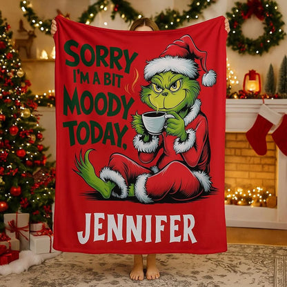 Personalized Custom Name Christmas Blanket, Super Soft Cozy Sofa Blanket. 10 Prints in 3 sizes