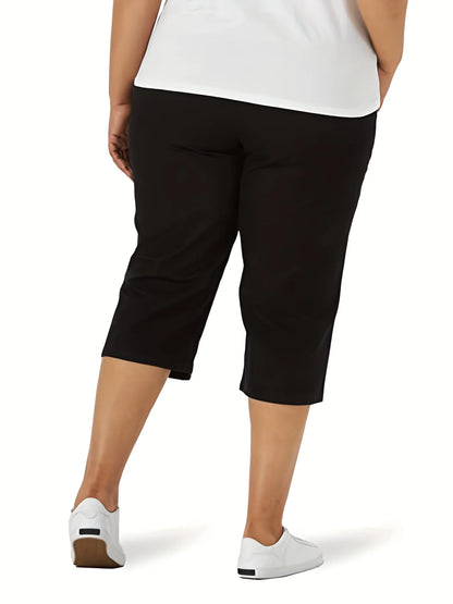 New plus-size to 4XL women's knitted fabric high-grade, pocket, solid colors, fitted casual