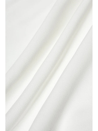 Sizes to 3XL, Loose Minimalist Boho Jumpsuit 2 Oversized Pockets Round Neck Straight Pants Available in Black and White to Size 3XL