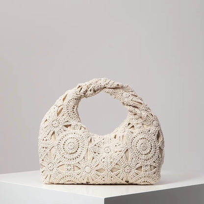 Boho Wicker Bag, Premium Tote Size, Handmade Woven