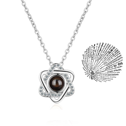 100 Languages I Love You Projection Pendant. In 33 different designs