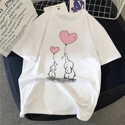 Sizes to 2XL T-shirt vintage "Not Today" Cat print loose comfy fit