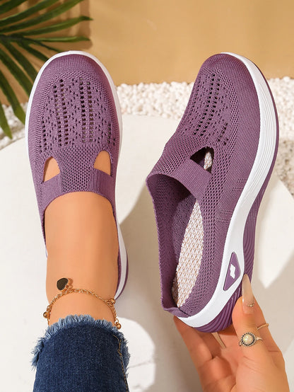 Cotton Air Mesh Slip-On Shoes. Open Places make these shoes cooler than others like them