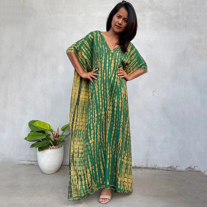 Beautiful Plus Size Women Casual Caftan Dress Swimwear or Casual or Lounging wear