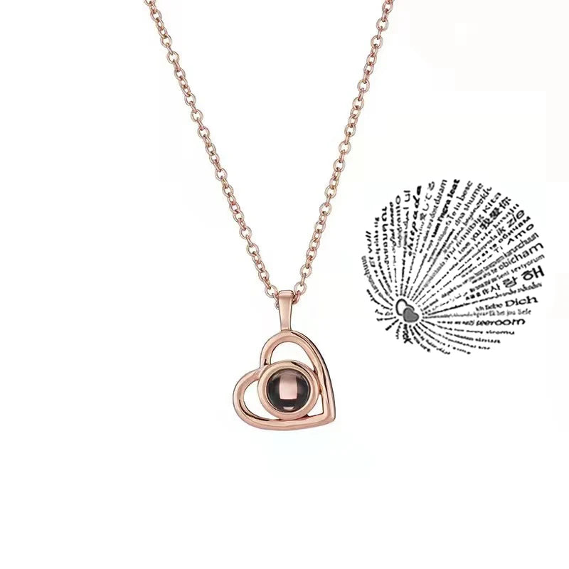 100 Languages I Love You Projection Pendant. In 33 different designs