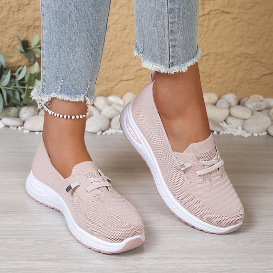 Cool Cotton Mesh Shoes.  Comfortable Soles In 3 Colors
