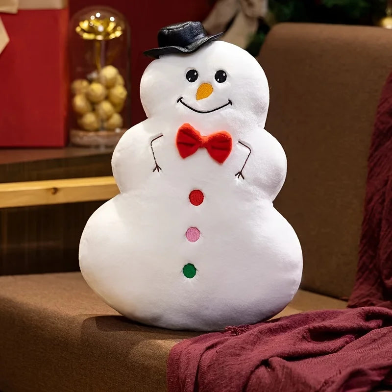 Christmas & New Year's Festive Plush Pillow - Perfect for Holiday Parties & Gifts, Mixed Colors