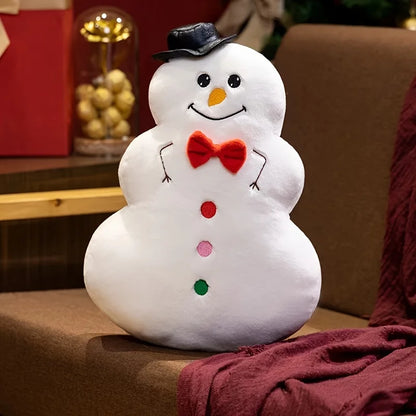 Christmas & New Year's Festive Plush Pillow - Perfect for Holiday Parties & Gifts, Mixed Colors