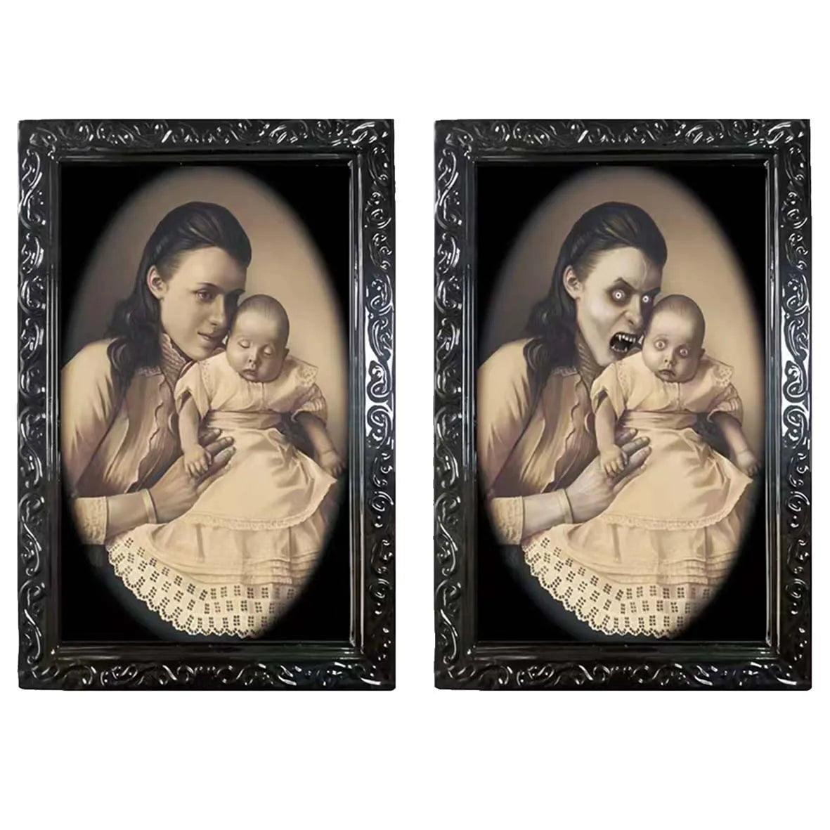 9 Different 3D Changing Portrait Faces