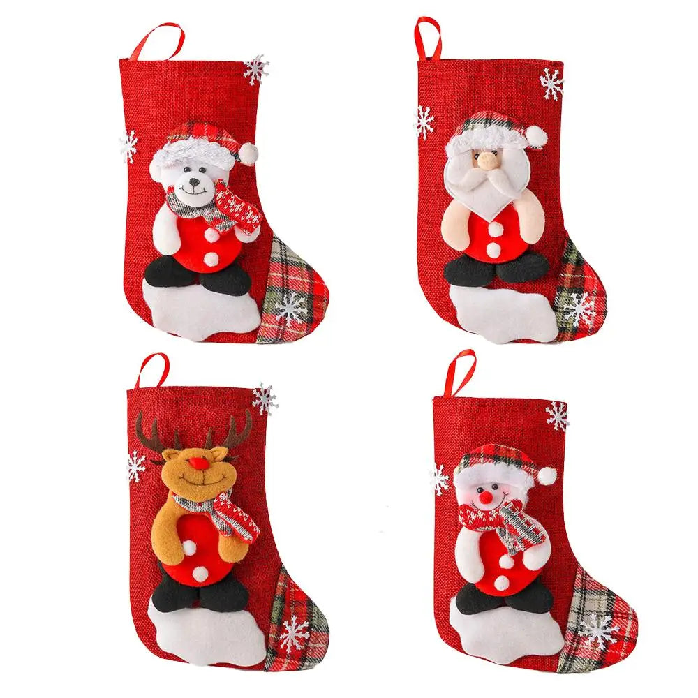 Christmas Hanging Canvas Stockings
