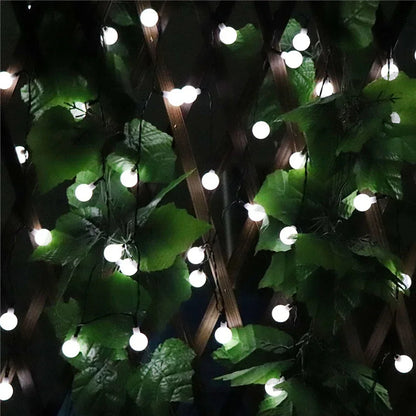 Frosted Globe Solar String Lights 100 LED IP65 Outdoor Fairy Lights