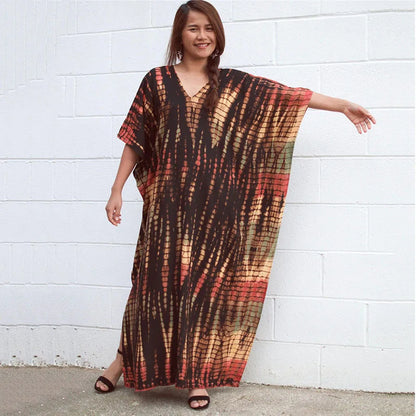 Beautiful Plus Size Women Casual Caftan Dress Swimwear or Casual or Lounging wear