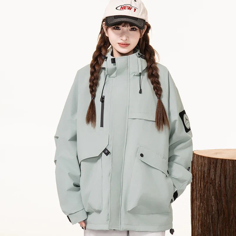Lightweight, Wind and Waterproof Hooded Jacket. Velcro Banded Sleeves, 9 Colors