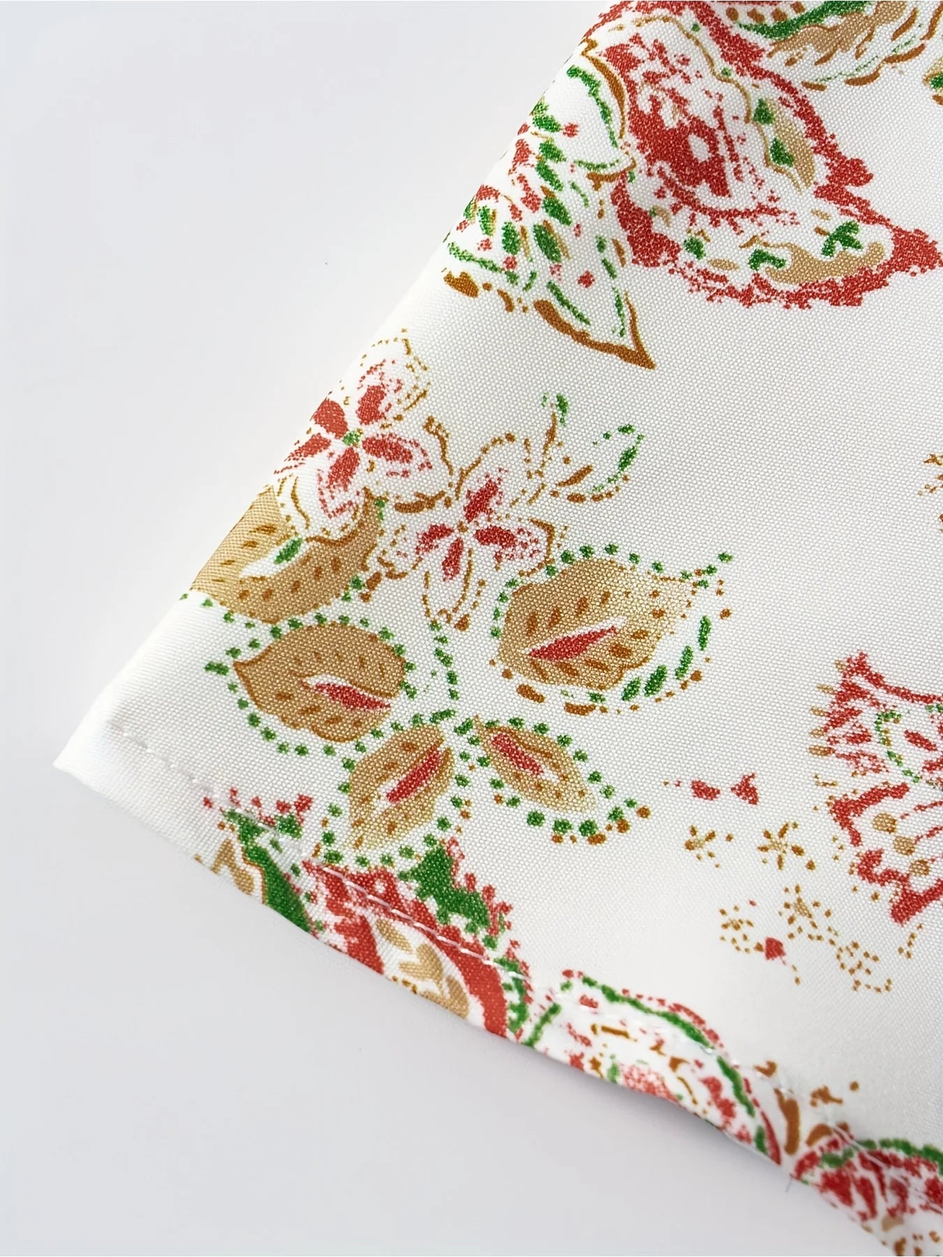 Boho Floral Print All-Season Maxi Skirt, Elastic Waist Flowy