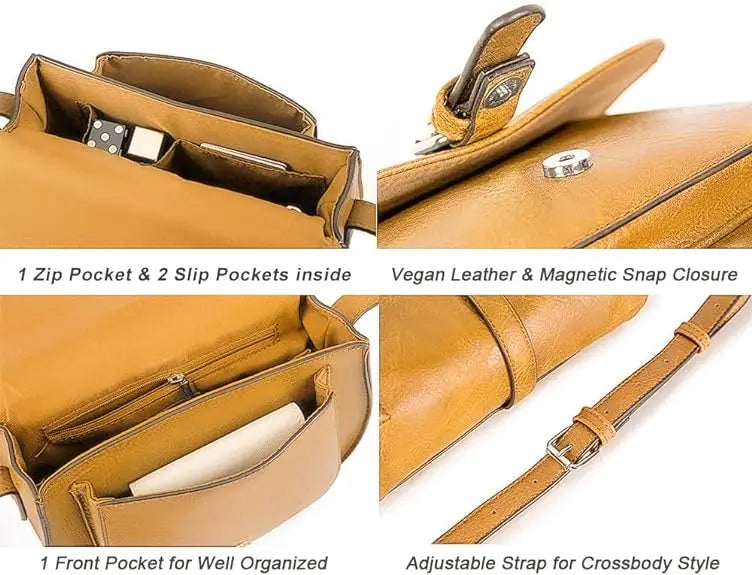 Boho Crossbody Bags, Saddle Shoulder Purse, Faux Leather Strap. In 7 Colors