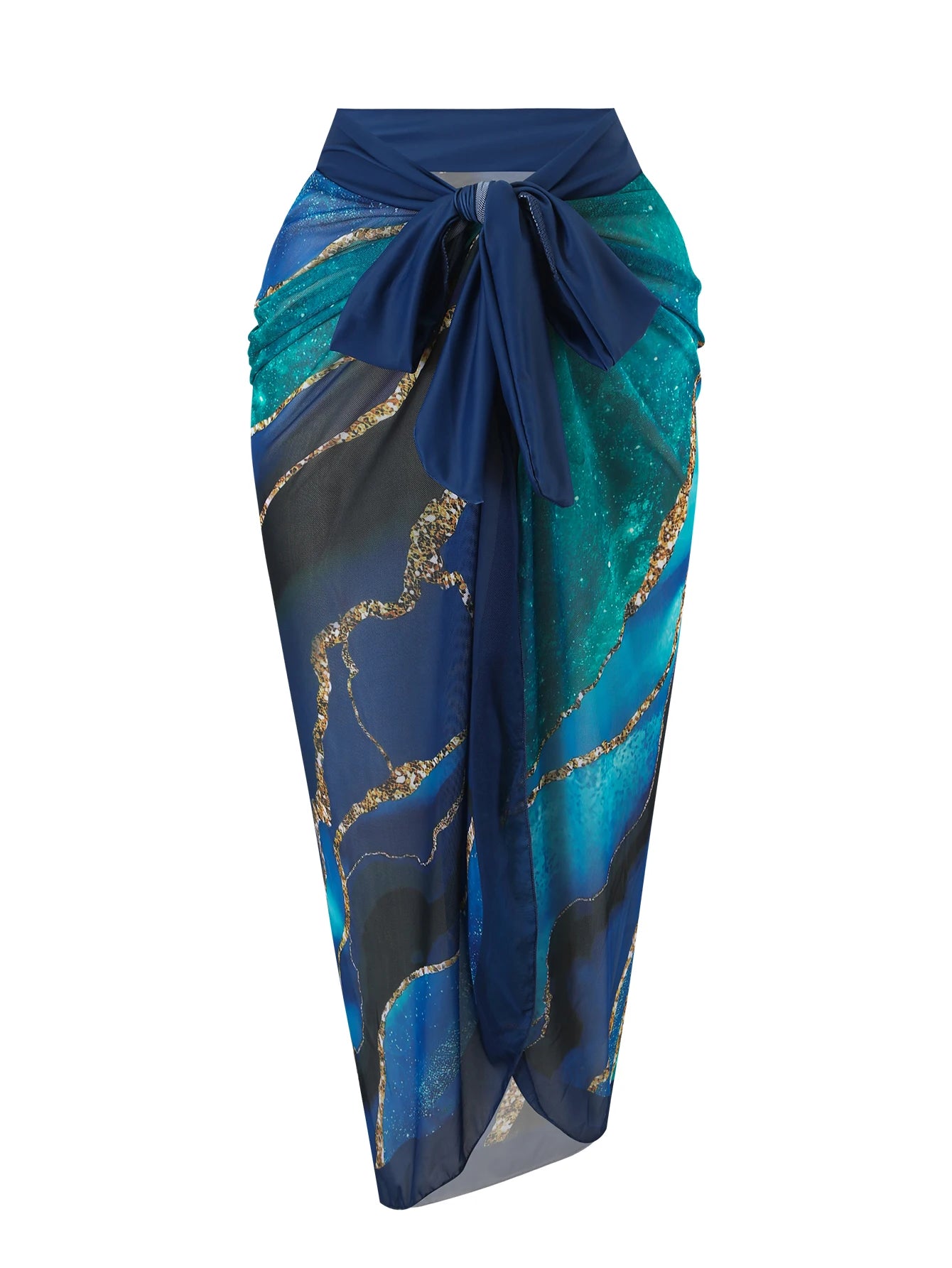 Custom-Made Digital Printed One-Piece Swimsuit with skirt cover-Up 5 different prints