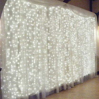 11 Colors of 3/6M USB LED Curtain 8 Modes Remote Control String Lights  Fairy Garland Lights