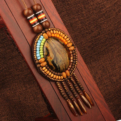 20 Designs handmade Vintage Bohemian leather braided necklace, Nepal jewelry