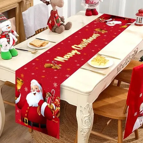 Santa Claus Christmas Table Runner, Plus 5 other prints available