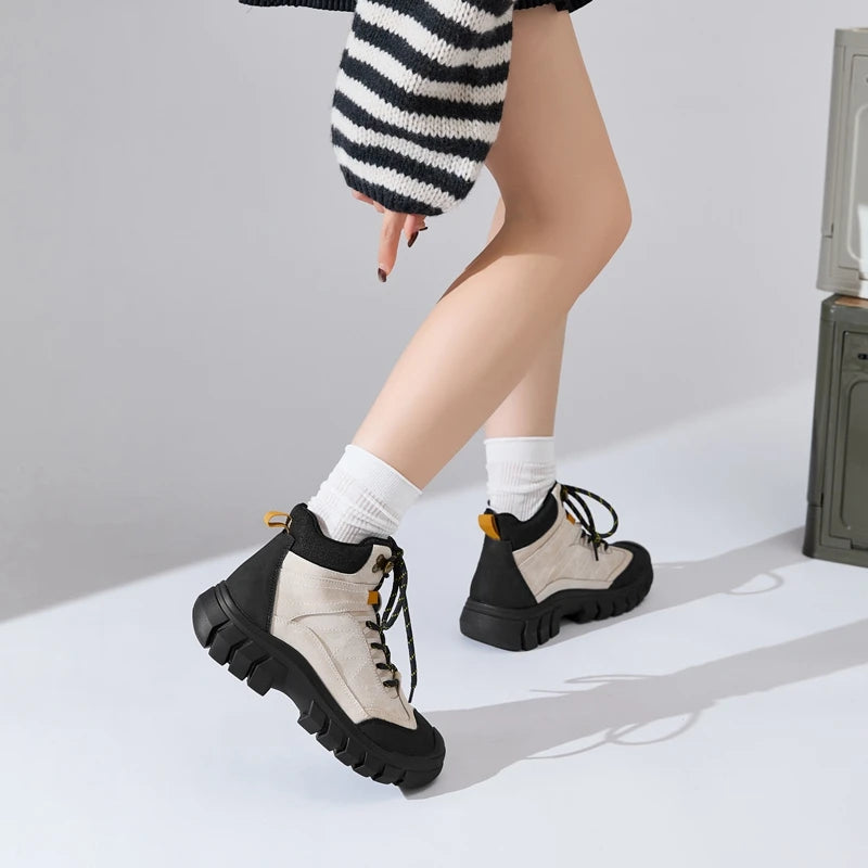 Women's Short Outdoor Work and Hiking Boots