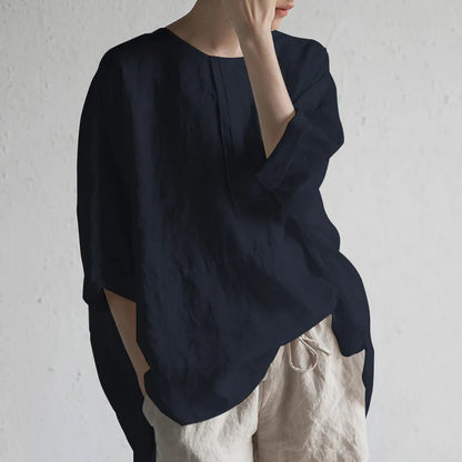 Plus Size 5xXL Casual Cotton-Linen Blend for An Airy feel, Large Baggy Fit,