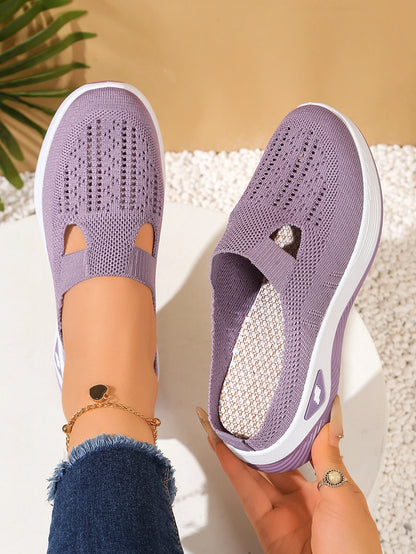 Cotton Air Mesh Slip-On Shoes. Open Places make these shoes cooler than others like them