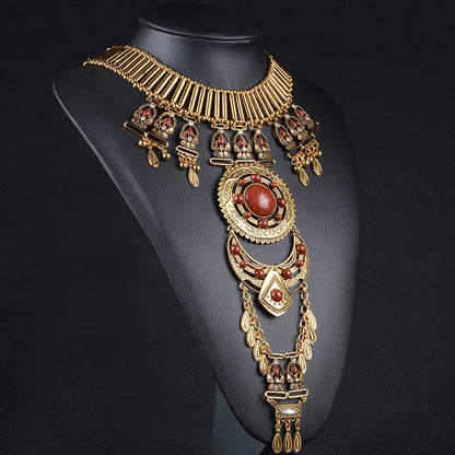 Vintage Necklaces Ethnic Baroque Pendant Tassel Chokers Necklaces