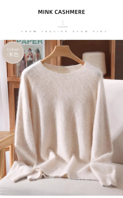 Basic Soft Knit Pullover Sweater, Round Neck, Long Sleeve, 12 colors with some sizes to 3XL