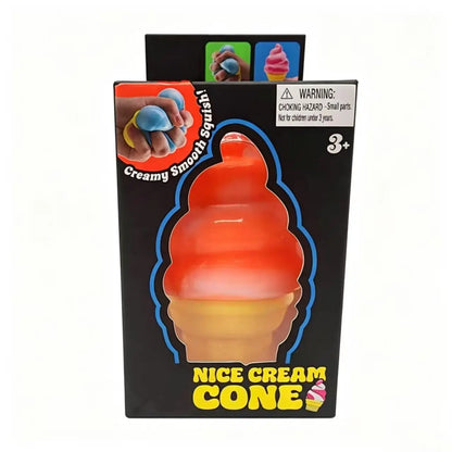 Ice Cream Stress-relieving Ball with ZERO Calories!!!  Reduces Anxiety, Releases Stress, Tactile Sensory Tool for adults and children