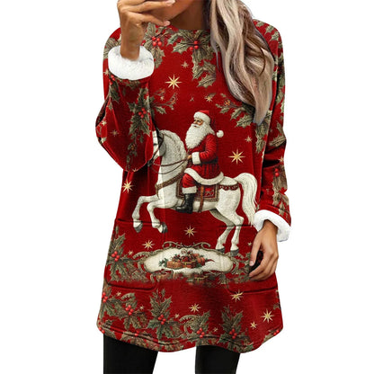 Casual Fleece Sweatshirts Women 15 prints or solids to choose from, with Pockets