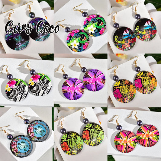 Hawaiian Polynesian Plumeria Flower Earrings. 53 variations