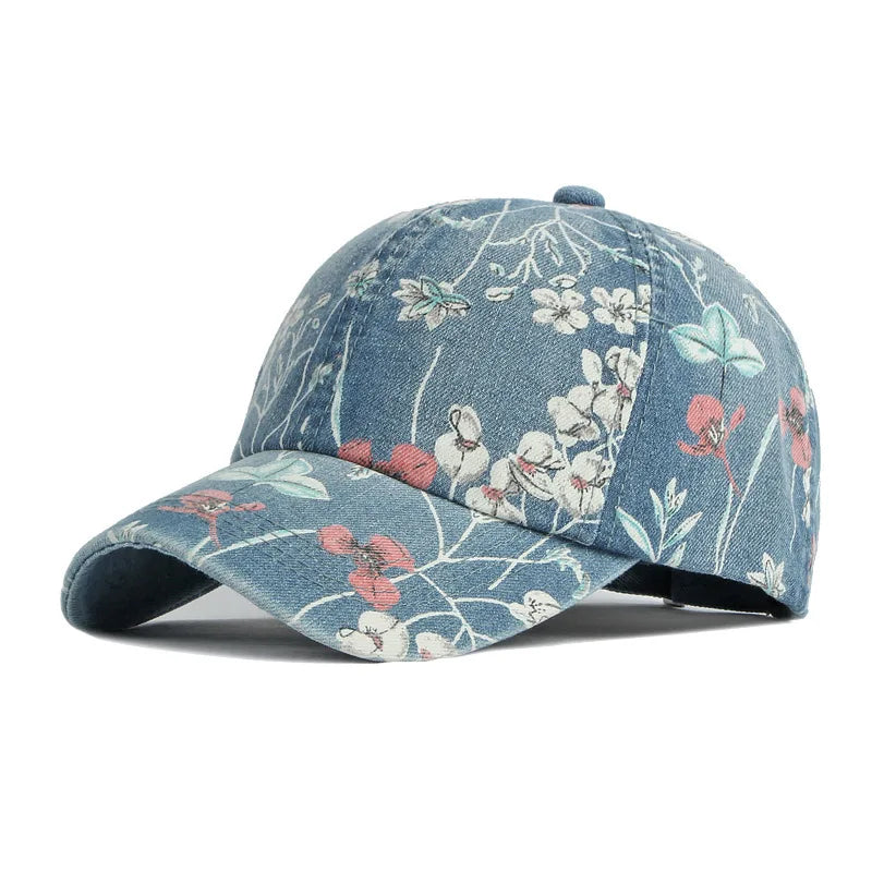 35 Designs of Boho Washed Denim Baseball Caps