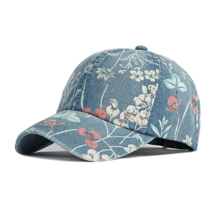 35 Designs of Boho Washed Denim Baseball Caps