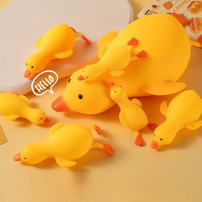 Squishy Antistress Duck Fidgets, Cute Decompression Devices, Various sizes and colors