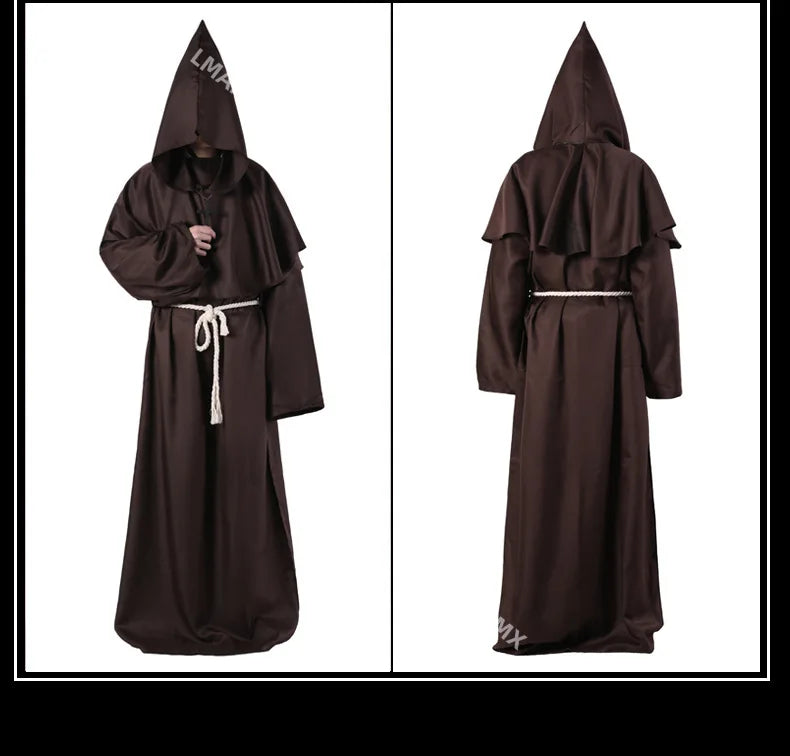 Medieval Monk Robes, Wizard Costumes, Priest Costumes