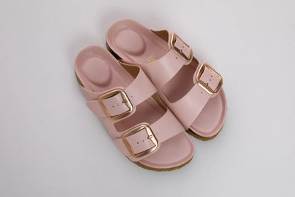 Comfortable Slip-Ons with Adjustable Buckle Straps  and Open-Toe