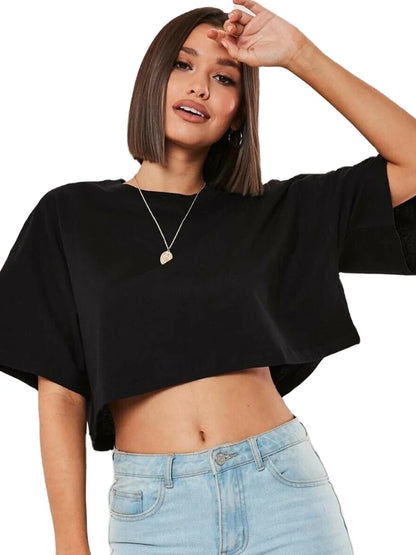 Cotton Crop Top Loose fit