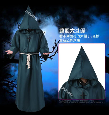Medieval Monk Robes, Wizard Costumes, Priest Costumes