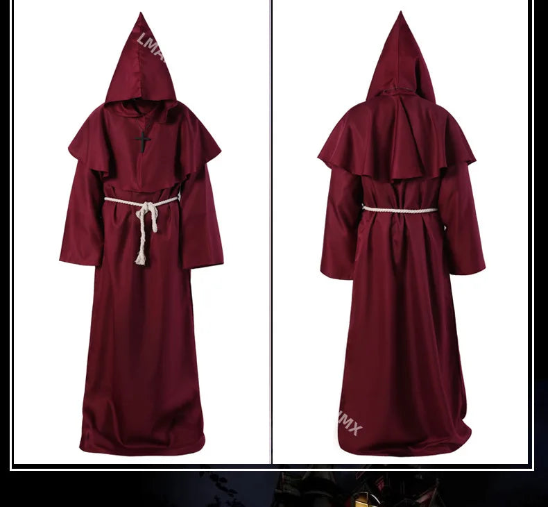 Medieval Monk Robes, Wizard Costumes, Priest Costumes