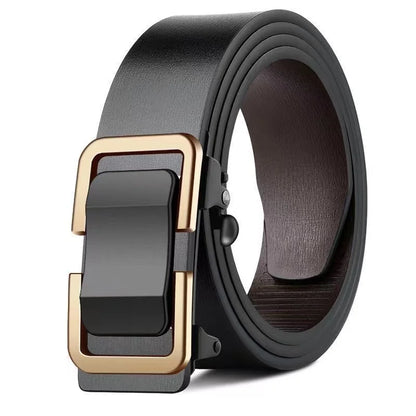 Plus sizes to 51 inches (130 cm). Hidden Headphone Jack, Quality Belts of Genuine Luxury Leather in Brown and Black