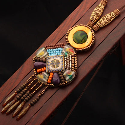 20 Designs handmade Vintage Bohemian leather braided necklace, Nepal jewelry
