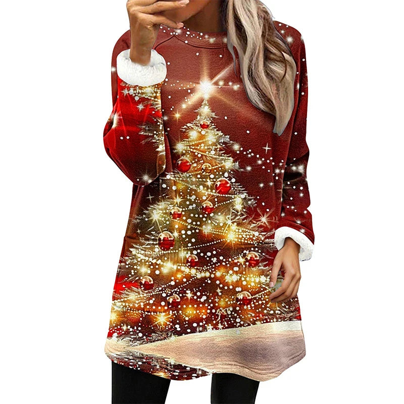 Casual Fleece Sweatshirts Women 15 prints or solids to choose from, with Pockets