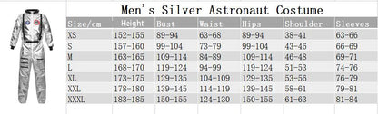 Adult and Children Astronaut Costumes, Couples Spaceman Cosplay Space Suit, Halloween Family Party Dress Up