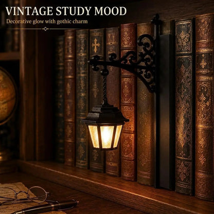 5 designs of Retro Bookshelf Lighting, Wall Mounted Reading Lamp, LED Night Light for Studious Ornamentation (Some Halloween, Some Not)