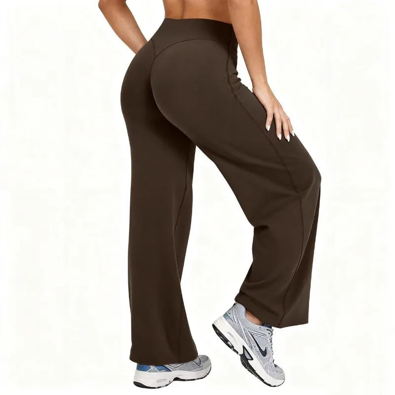 Sizes Up to 4XL Yoga Wide-leg Pants High Waist Stretchy Variety of Colors