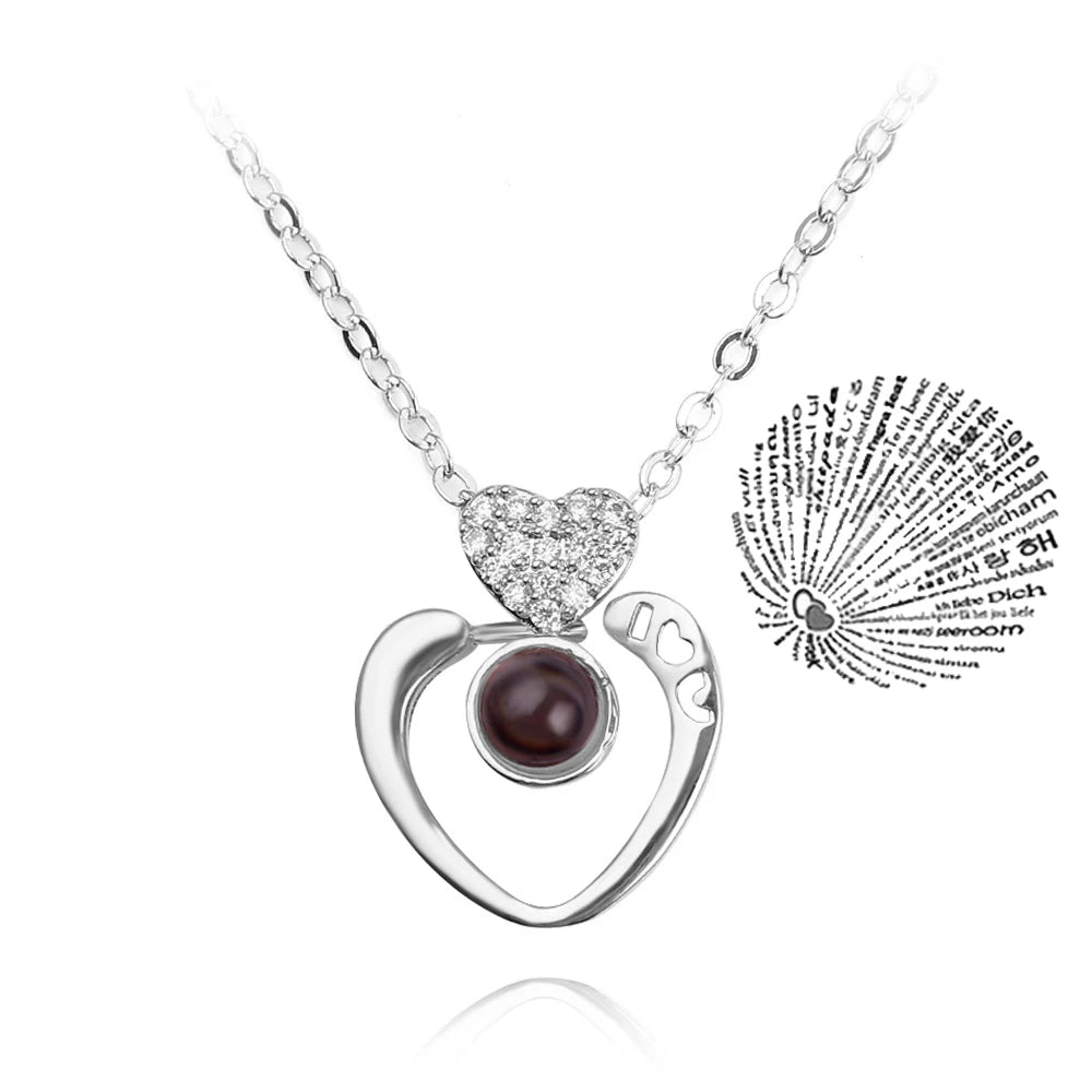 100 Languages I Love You Projection Pendant. In 33 different designs